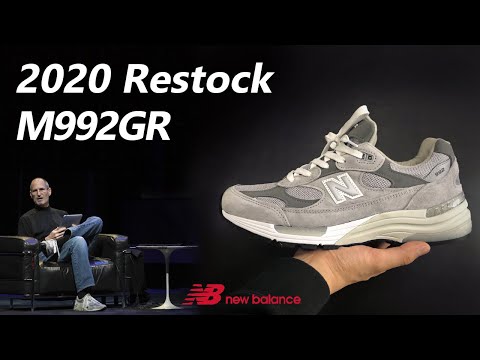 뉴발란스 992 재발매 !! 스티브잡스의 그 신발 언박싱 리뷰! (new balance M992GR restock review)