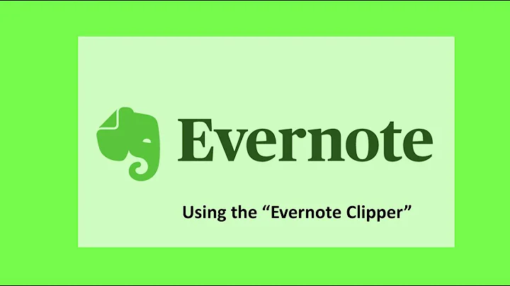 How The Evernote Clipper Is Your Perfect Research Tool