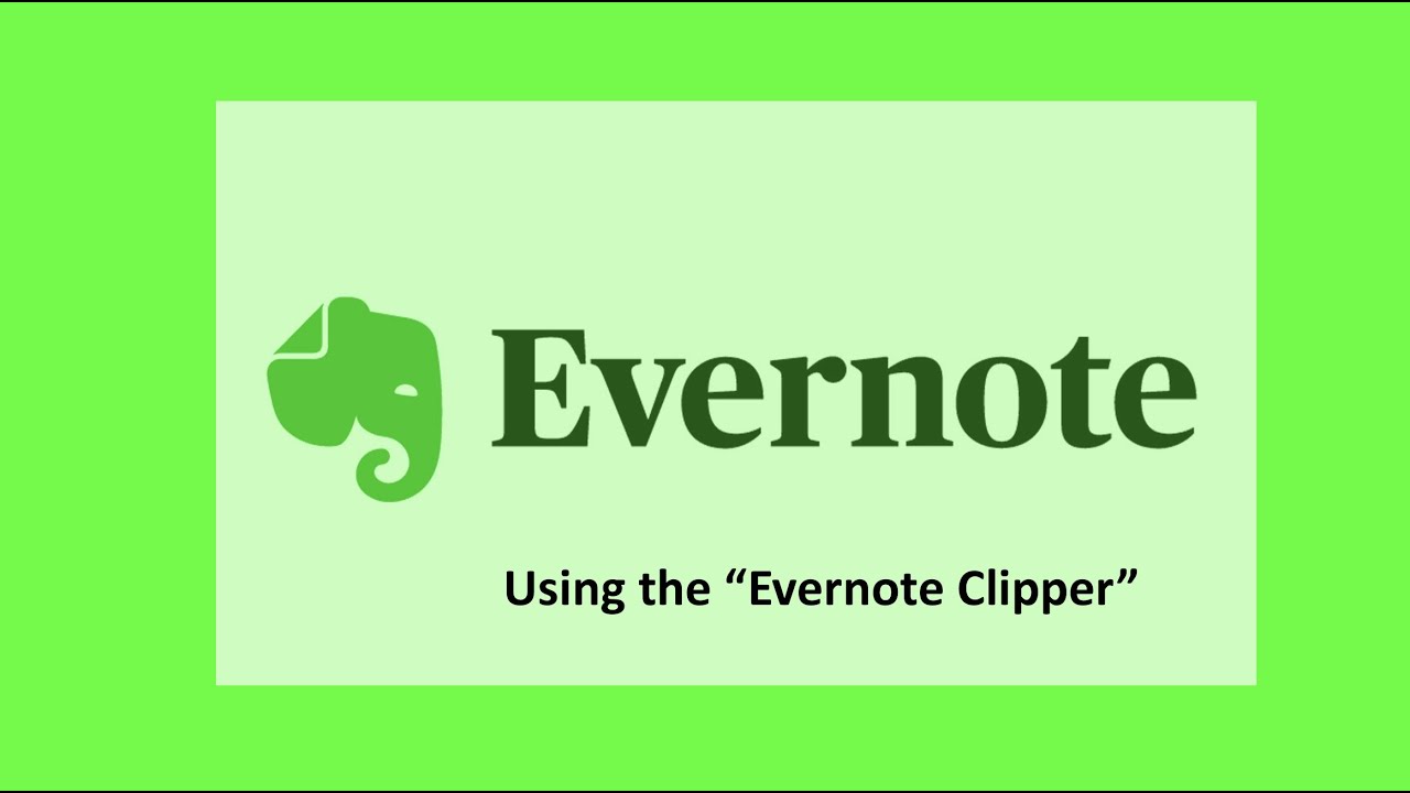 How The Evernote Clipper Is Your Perfect Research Tool