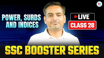 SSC 2025 | SSC Maths | Power, Surds & Indices | Booster Series | Class-28 | Rakesh Yadav Sir