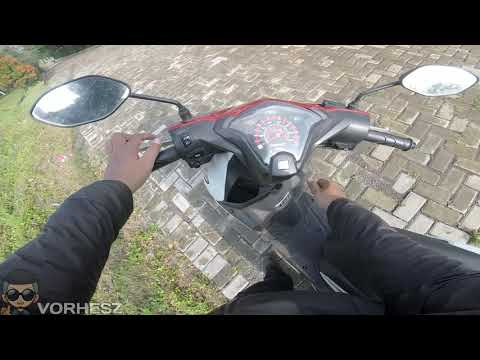 Tutorial Cara Standar Tengah, Menyalakan Mesin dengan Kickstarter dan Membuka Bagasi Motor Matic Beat - 15