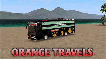 ORANGE TRAVELS BUS LIVERY