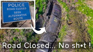 B4069 Lyneham Banks  CLOSED for over TWO YEARS!  The road might have collapsed...