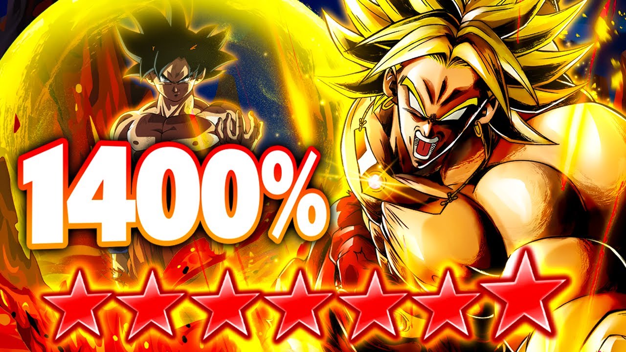 (Dragon Ball Legends) ZENKAI 7, 1400%, 14 STAR GRN LSSJ BROLY IN RANKED PVP! MOVIES MAKE A ...