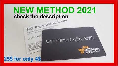 How to get $25 in Amazon new AWS credits (2021) FREE