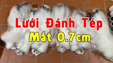Lưới bén 3 màn đánh Tép, Cá Mương... mắt lưới then 0.7cm | Zalo: 036.5747.312 A TRUNG