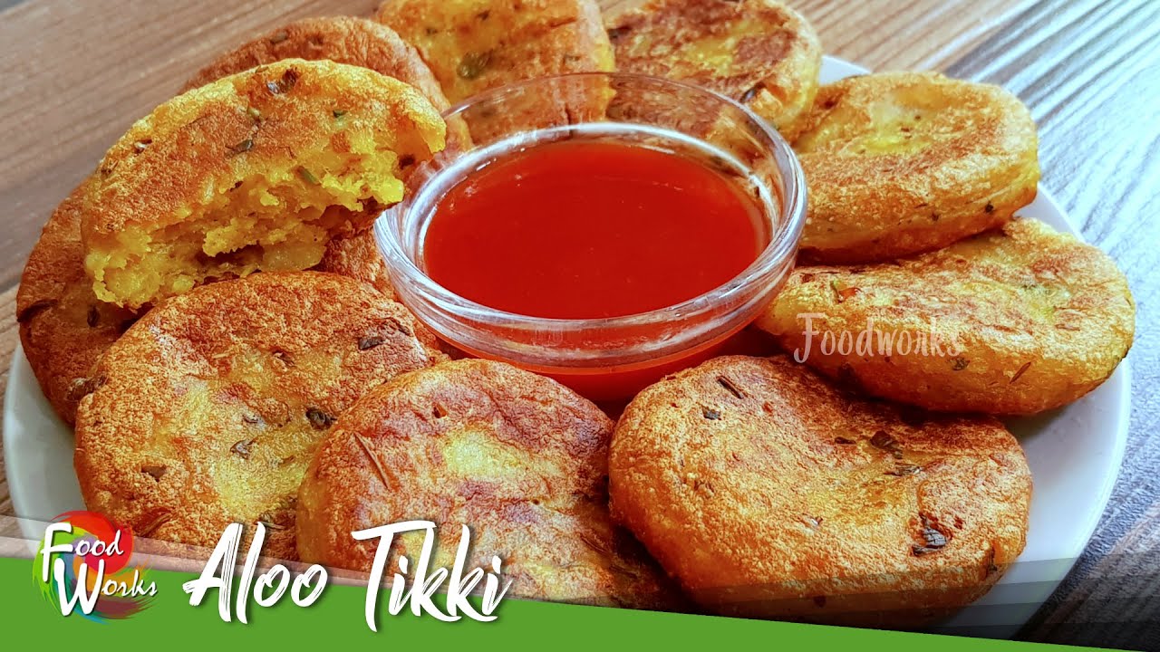 Aloo Tikki Recipe | Potato Patties | Potato Cutlet | Street Food | How to make Aloo Tikki -Foodworks