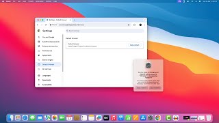 how to make chrome your default browser on mac