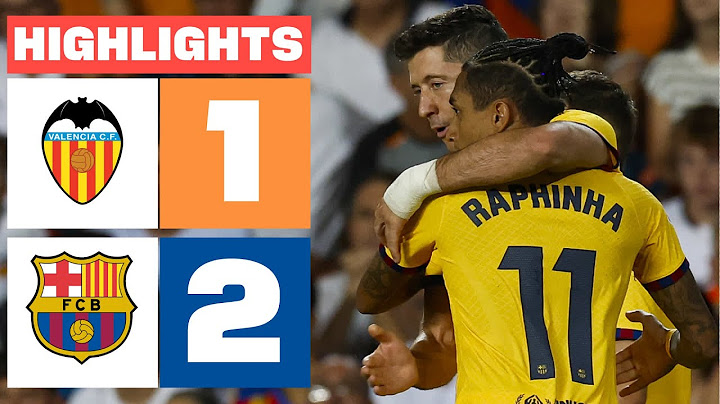 VALENCIA CF 1 - 2 FC BARCELONA | HIGHLIGHTS LALIGA EA SPORTS