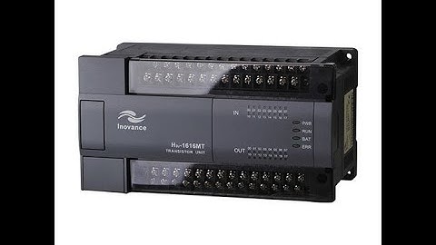 lập trình PLC Inovance H3U. download, upload...