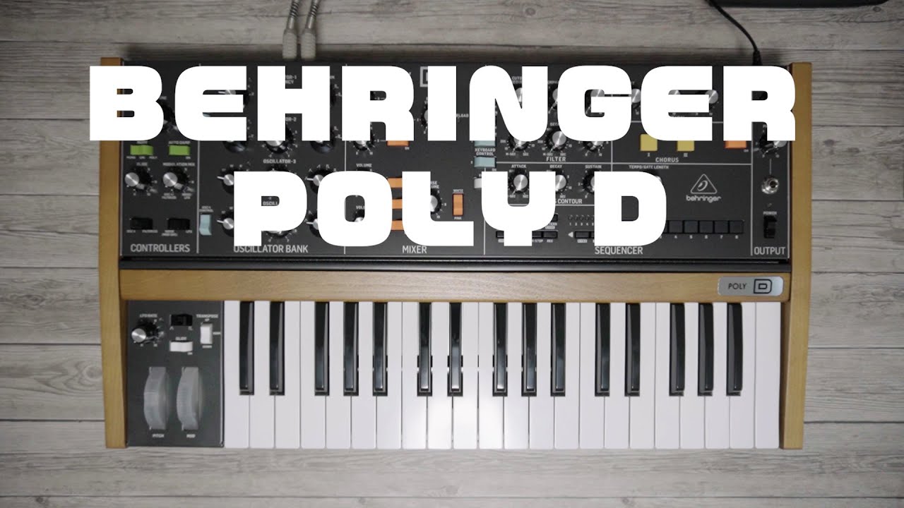 MASA様 POLY D behringer [値段交渉OK] Prime Day衝動買い①】BEHRINGER POLY D - YouTube