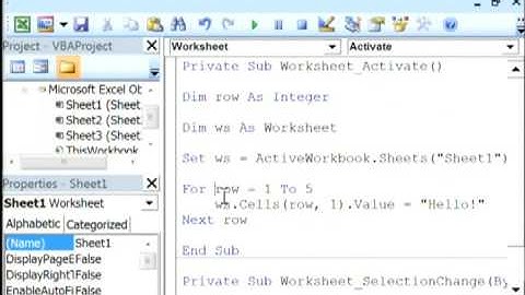 General Computer Tips : How to Create a For Next Loop in Excel VBA