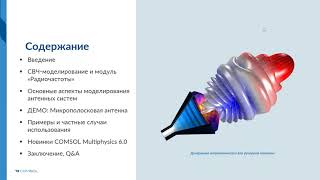 Моделирование антенн в COMSOL Multiphysics®. Версия 6.0