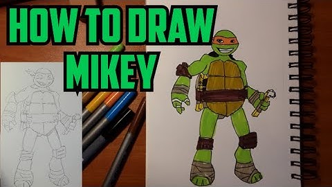 HOW TO DRAW: Mikey (2012 TMNT) | Jir Drawings