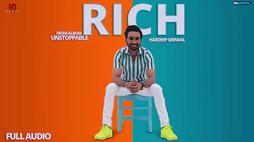 Rich : Hardeep Grewal ( official Song ) New punjabi Full Song 2019
