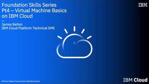 IBM Cloud Foundation Skills Series - Block Storage Lab