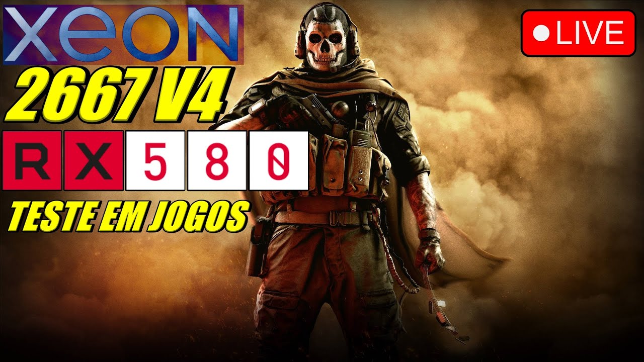 4/14 ♡ページ XEON 2667 V4 + RX 580 2048SP - TESTE EM JOGOS - YouTube