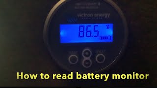 How to use Victron BMV712 battery monitor