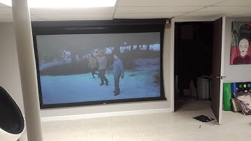 Da-lite Parallax 0.8 ALR preformance candid user vid.