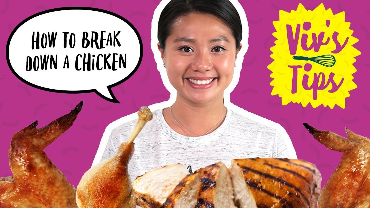 How to Break Down a Whole Chicken | Viv’s Tips | Food Network
