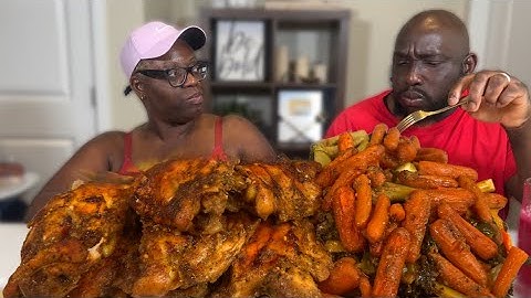 Raw Food Cleanse Struggle Mukbang | I Ate Raw While My Family Ate Chicken!