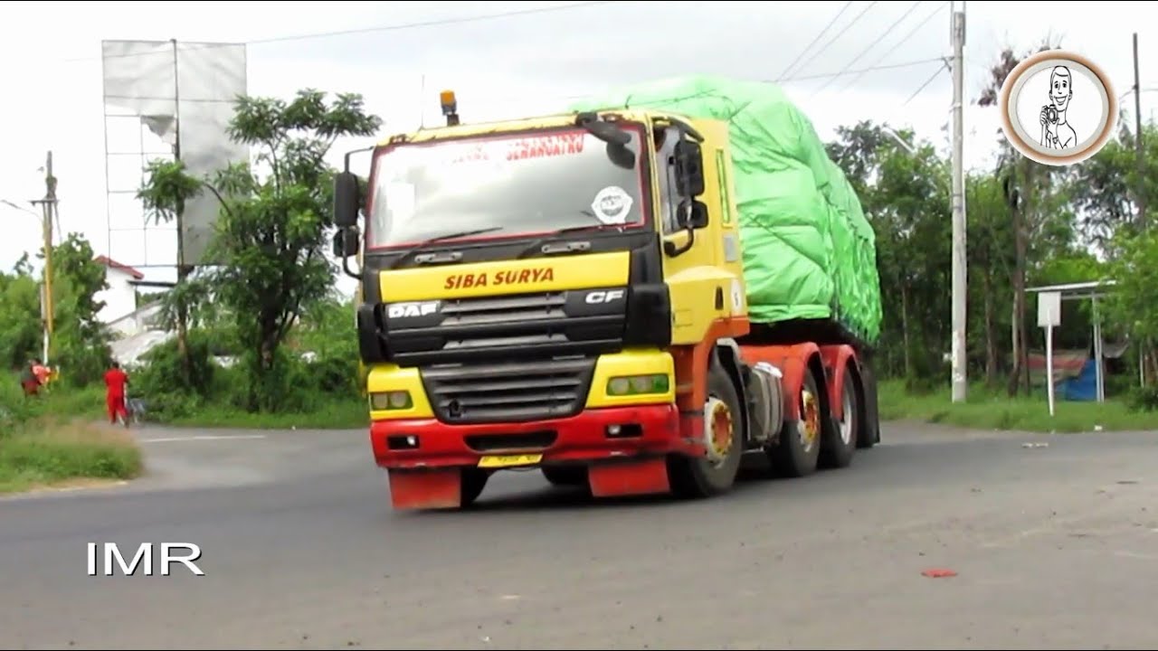 SIHIJAU TERPAL SIBA SURYA TRAILER DAF CF TRAILER 