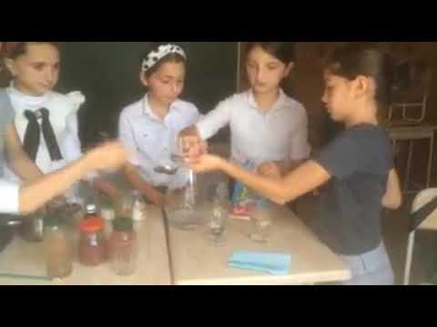 მახალაკიძეების საჯარო სკოლის მოსწავლეებმა წყლის თვისებების შესასწავლად ცდები ჩაატარეს -3