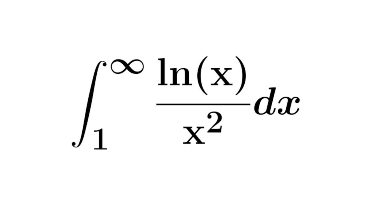 How To Integrate Ln x x 2 From 1 To Infinity Daily Integral 46 YouTube how-to-integrate-ln-x-x-2-from-1-to-infinity-daily-integral-46-youtube