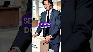 Keanu stays humble while secretly donating millions #keanureeves #humble #celebrity