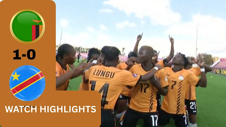 ZAMBIA VS DR CONGO(1-0)-WAFCON 2024-GOALS&HIGHLIGHTS
