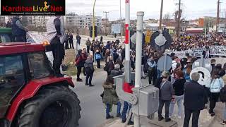 Απεργιακή Συγκέντρωση 8Ης Μαρτίου Στην Καρδίτσα Για Το Σιδηροδρομικό Δυστύχημα Στα Τέμπη 4