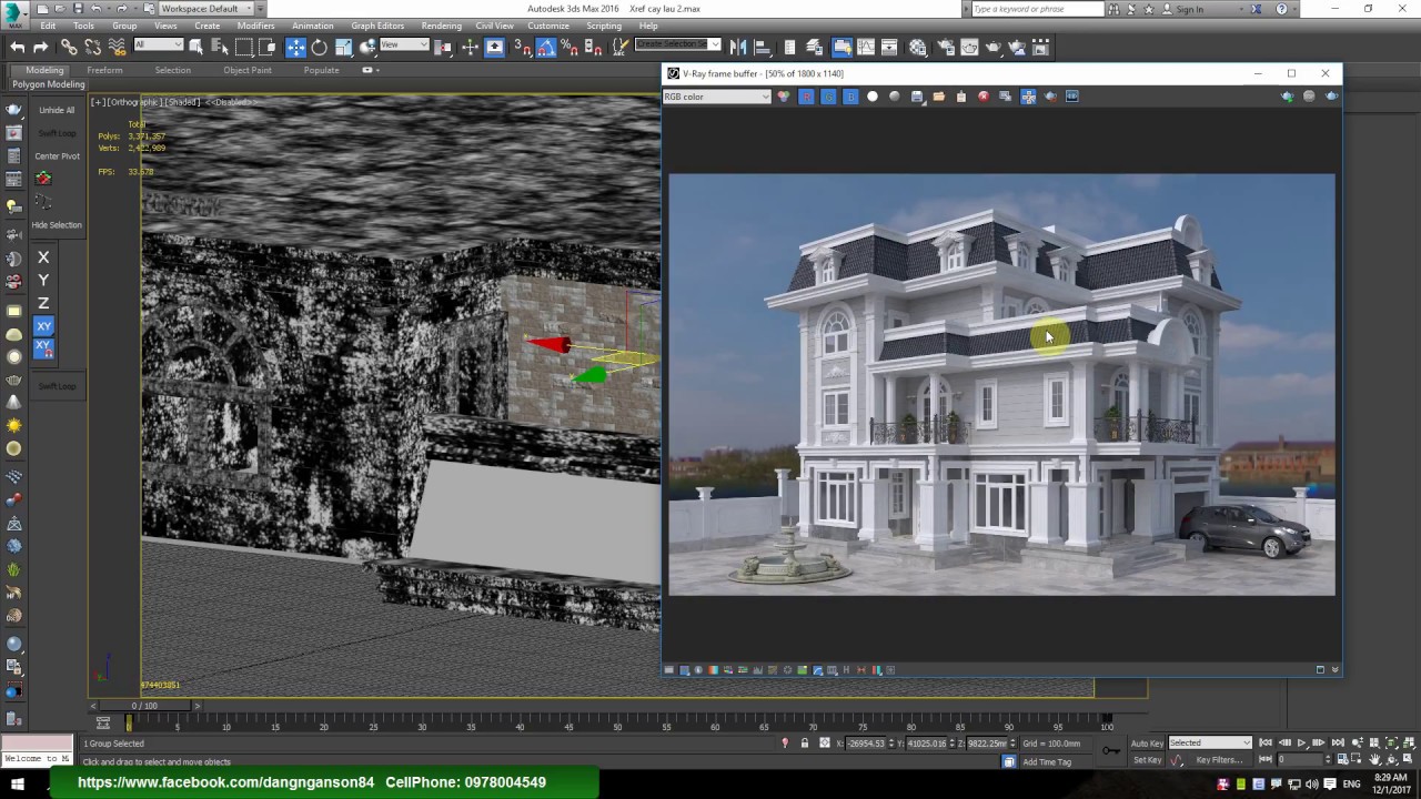 Hướng dẫn tạo sơ đồ nhà 3D với Autodesk 3Ds Max