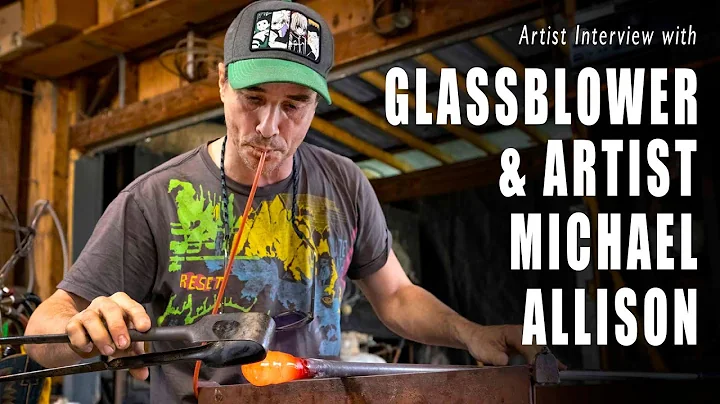 Glassblower and artist Michael Allison