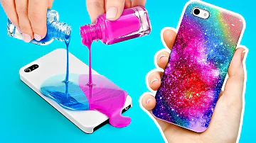 COOL PHONE DIY CASES ||  Fun And Bright Ideas For Your Phone