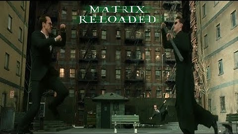 The Matrix Reloaded - Neo Vs. All Smith