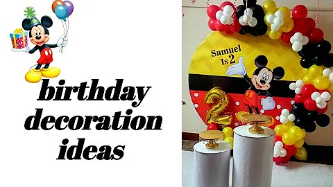 birthday balloon decoration ideas at home #balloon #birthday #balloondecor #party #fun #diy #fyp 