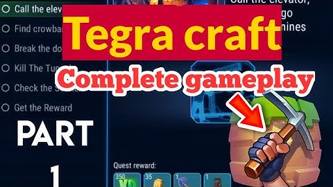TEGRA CRAFTING AND BUILDING - ANDROID /iOS GAMEPLAY PART 1