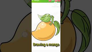 Drawing a mango MANGO DRAWING | DRAWING MANGO | AAM KA CHITRA BANAO | MANGO COLOUR |SARAEDUCATION