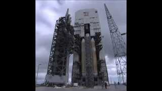 Delta IV Rocket Rolls Out