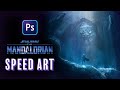 THIS IS NO CAVE! The Mandalorian Season 2 - Photoshop Speed Art