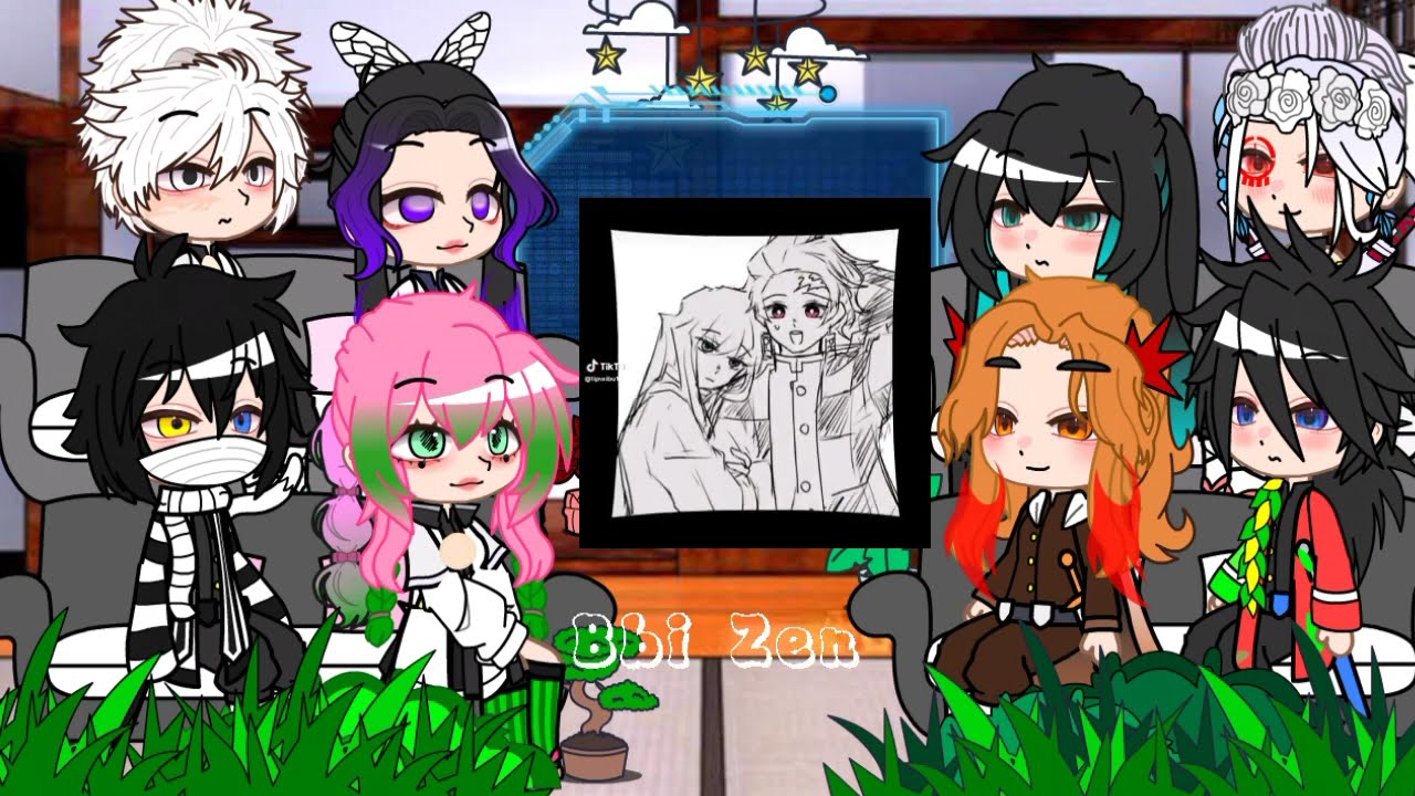 hashira react to tanjiro x muichiro (muitan)