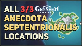 All Anecdota Septentrionalis Book Locations Genshin Impact 4.6