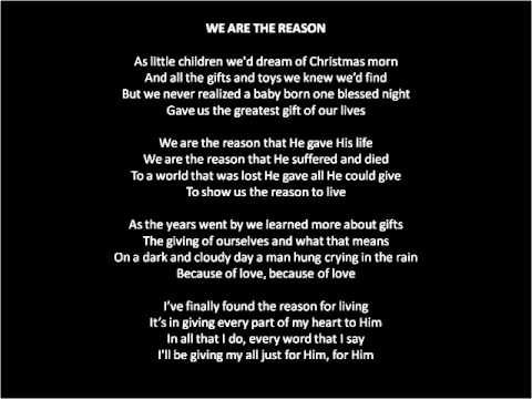 We Are The Reason (piano instrumental) - YouTube