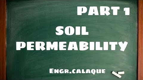 Soil Permeability Part 1