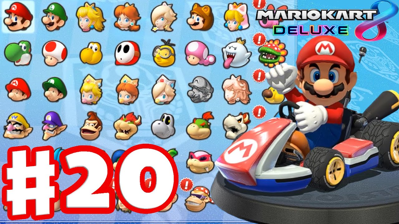 Mario Kart 8 Deluxe Swap Half 20 Grand Prix 150cc – Propeller Cup (Mario)