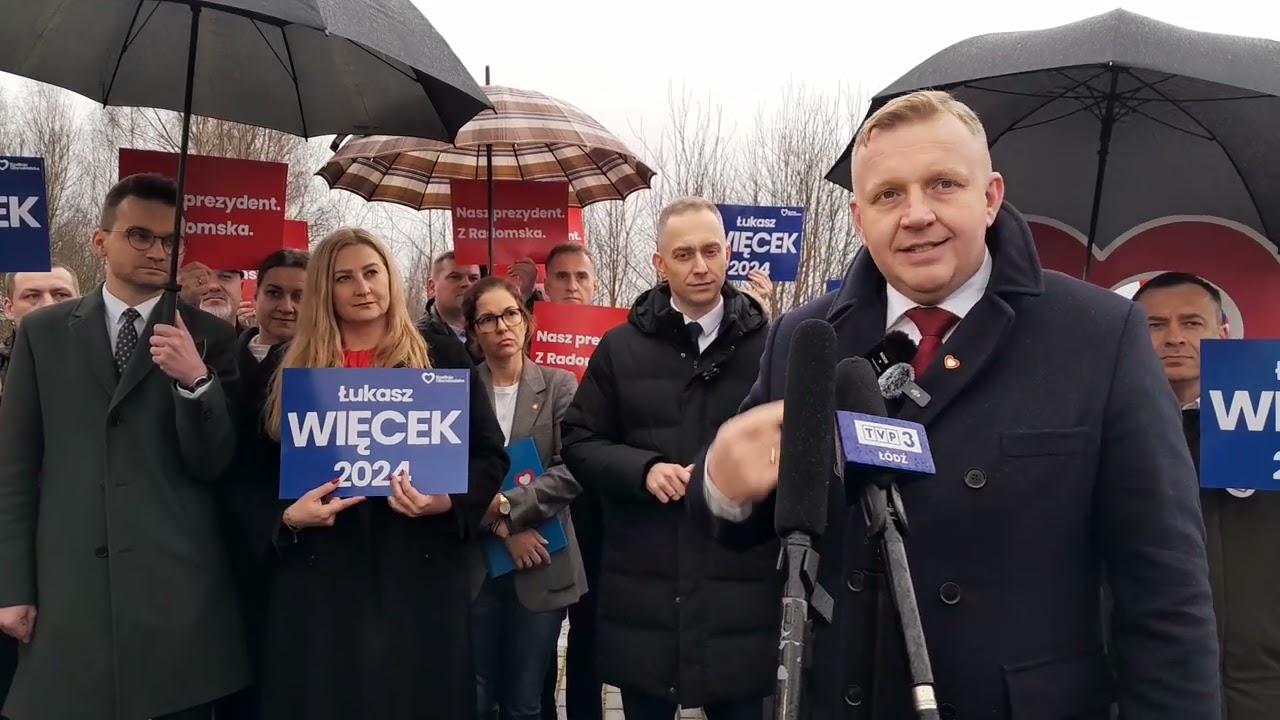 Co dalej z obwodnicą Radomska? Konferencja wiceministra MON Cezarego Tomczyka i Łukasza Więcka