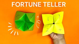 How to make a Paper Fortune Teller: DIY Fortune Teller