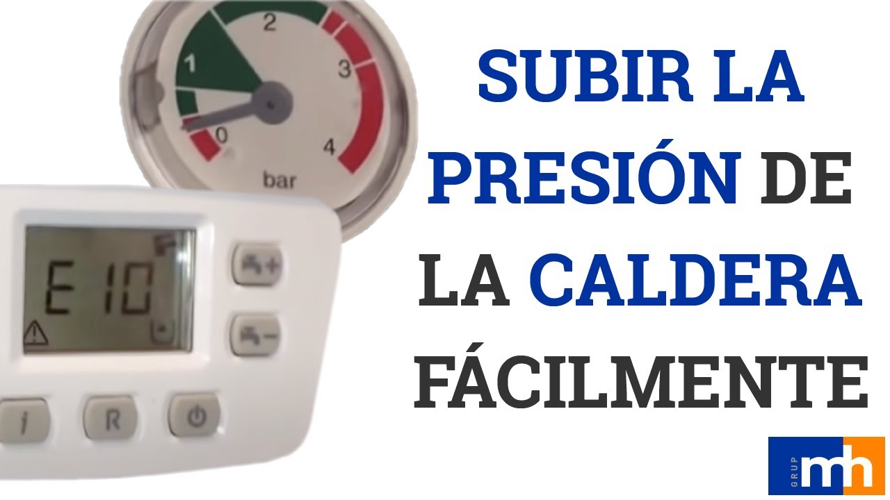 5 formas de subir la presión a una caldera Junkers