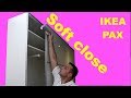 IKEA PAX sliding doors soft close instructions