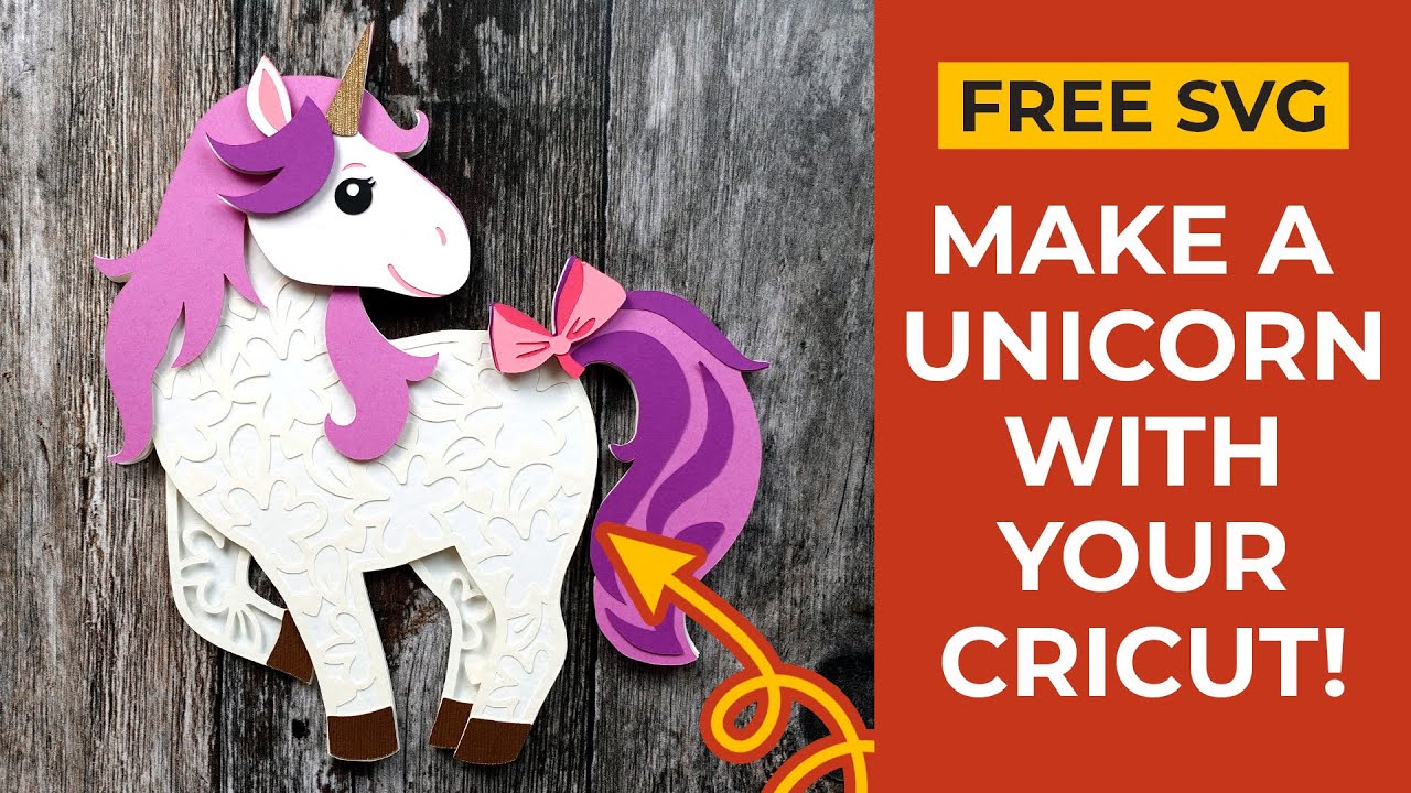 Download Free Unicorn Svg File How To Make 3d Layered Unicorn Svg Youtube